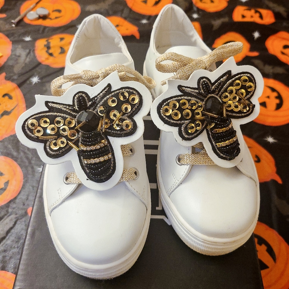 Cult Bumble Bee Sequin Sneakers